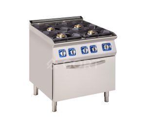Fogão a Gás com 4 Queimadores e Forno a Gás – Linha 900 GORT GC2010-080GV+V51