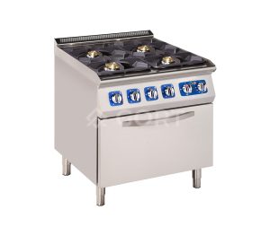 Fogão a Gás com 4 Queimadores e Forno Elétrico – Linha 900 GORT GC2010-080GV+V40