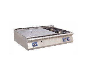 Placa Sólida a Gás com 2 Queimadores 1200 mm – Linha 900 GORT GT2110-120GV