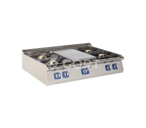 Placa Sólida a Gás com 4 Queimadores 1200 mm – Linha 900 GORT GT2310-120GV