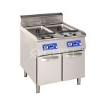 Fritadeira Elétrica de Cuba Dupla com Zona Fria (Comando Eletrónico) GORT GF1212-080GV+S05
