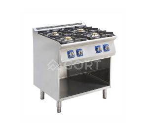 Fogão a Gás com 4 Queimadores sobre Base Aberta GORT GC2000-080EV+S02