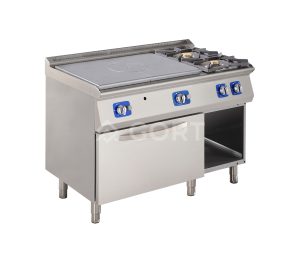 Placa Sólida a Gás com 2 Queimadores e Forno a Gás GORT GT2100-120EV+V52