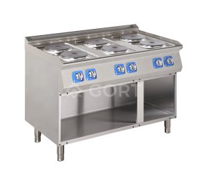Fogão Elétrico com 6 Placas sobre Base Aberta GORT GC1100-120EV+S02