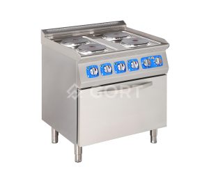 Fogão Elétrico com 4 Placas e Forno Elétrico GORT GC1100-080EV+V40