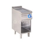 Chapa de Fritura Cromada a Gás GORT GG2240-040EV+S02 — Estriado, sobre Base Aberta