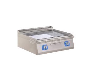 Chapa de Fritura Cromada Elétrica GORT GG1340-080EV — Liso/Estriado