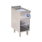 Chapa de Fritura Cromada Elétrica GORT GG1140-040EV+S02 — Liso, sobre Base Aberta