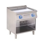 Chapa de Fritura Cromada Elétrica GORT GG1140-080EV+S02 — Liso, sobre Base Aberta