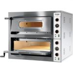 Forno Elétrico para Pizza, Linha KLPR MEC Europe KLPR 66/72 — 2 câmaras de cozedura
