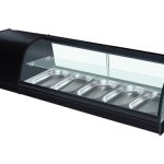 VITRINA REFRIGERADA PARA TAPAS +4 +8°C PRATELEIRA EM VIDRO (G-TS1500)