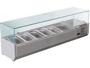 ARMÁRIO DE PIZZA REFRIGERADO +2+8°C GN1/3+1/2 (G-RI15038V)