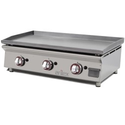 Plancha a gas 80 cm ARILEX en acero laminado de 6 mm 80PGLN