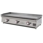 Plancha a gas 100 cm ARILEX en acero laminado de 6 mm 100PGLN