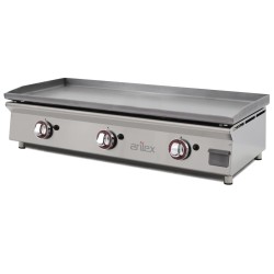 Plancha a gas 100 cm ARILEX en acero laminado de 6 mm 100PGLN