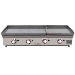 Plancha a gas ARILEX serie DUO (80 laminado + 40 laminado) 8040PGLLN