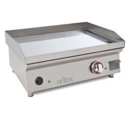 Plancha eléctrica 60 cm ARILEX en acero de 15 mm con baño de cromo 60PECN
