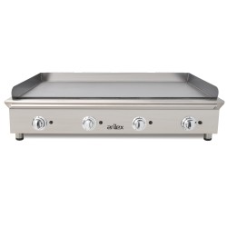 Frytops a gas 130 cm ARILEX acero rectificado de 15 mm Línea 600 130FRYGRN