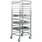 CARRINHO INOX PORTA-TABULEIROS 14xGN2/1 o 28xGN1/1 (CA1476)