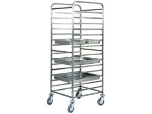 CARRINHO INOX PORTA-TABULEIROS 14xGN2/1 o 28xGN1/1 (CA1476)