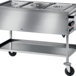CARRINHO TÉRMICO INOX BANHO-MARIA - TEMPERATURAS DIFERENTES 3xGN1/1 (CT1760TD)
