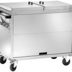 CARRINHO TÉRMICO INOX BANHO-MARIA FECHADO C/TAMPAS - TEMPERATURAS DIFERENTES 2xGN1/1 (CT1765TD)