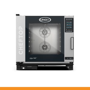 Forno Unox Cheftop Mind.MapsTM Gás COUNTERTOP 6 GN 2/1 PLUS (XEVC-0621-GPRM)