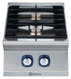 Electrolux Professional E7GCGD2C00 2-BURNER GAS BOILING TOP 400 MM (Code 371000, Alias 9PDX371000)