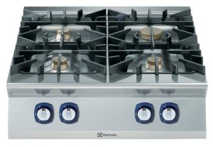 Electrolux Professional E9GCGH4C00 4-BURNER GAS BOILING TOP 800 MM (Code 391002, Alias 9PDX391002)