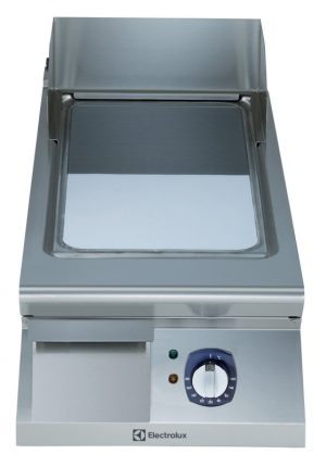 Electrolux Professional E9FTEDCS00 EL.FRYTOP CHR.SMOOTH SLOPED PLATE 400 MM (Code 391072, Alias 9PDX391072)