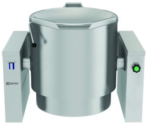 Electrolux Professional PBOT30TDJO High Productivity Cooking Steam Tilting Boiling Pan, 300lt Freestanding, Hygienic profile - Manual-Marine (Code 587194)