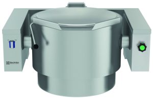 Electrolux Professional PBOT20TWJO High Productivity Cooking Steam Tilting Boiling Pan, 200lt Wall mounted, Manual-Marine (Code 587193)