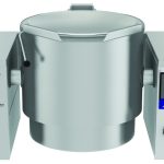 Electrolux Professional PBOT20SWJO High Productivity Cooking Steam Tilting Boiling Pan, 200lt Wall mounted, Electronic-Marine (Code 587183)