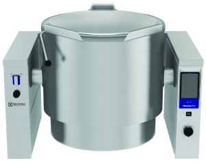Electrolux Professional PBOT20EDIO High Productivity Cooking Electric Tilting Boiling Pan, 200lt Hygienic Profile, Freestanding - Marine (Code 587106)