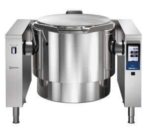 Electrolux Professional PBOT15ECIO High Productivity Cooking Electric Tilting Boiling Pan, 150lt Hygienic Profile, Freestanding - Marine (Code 587104)