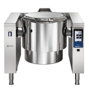 Electrolux Professional PBOT06ECIO High Productivity Cooking Electric Tilting Boiling Pan, 60lt Hygienic Profile, Freestanding - Marine (Code 587100)
