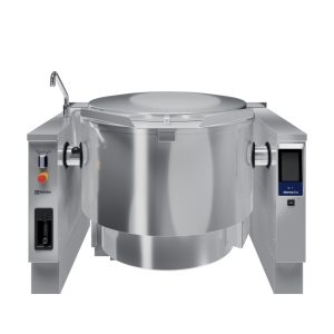 Electrolux Professional PBOT30WQES EL. BOILING PAN W.VAR. STIRRER,TILT,AUTO H/C WATER FILL INLET,SPRAY GUN, 300L,H700,SB,FS,D1000,REAR CLS KIT (Code 586953)