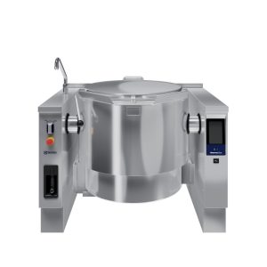 Electrolux Professional PBOT15WLES EL. BOILING PAN W. VAR. STIRRER,TILT,AUTO H/C WATER FILL INLET,SPRAY GUN, 150L,H700,SB,FS,D900,REAR CLS KIT (Code 586946)