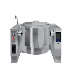 Electrolux Professional PBOT15WCES EL. BOILING PAN W. VAR. STIRRER,TILTING,AUTO H/C WATER FILL INLET,SPRAY GUN, 150L,H700,FS,D900,REAR CLS KIT (Code 586921)