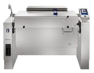 Electrolux Professional PUET17LLCX Gas Tilting Pressure Braising Pan, 170lt Hygienic Profile, External control panel, Freestanding with CTS (Code 586293)