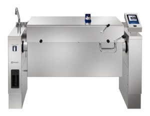 Electrolux Professional PUET17KLEX Electric Tilting Pressure Braising Pan, 170lt Hygienic Profile, External control panel, Freestanding with CTS (Code 586292)