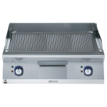 Electrolux Professional E7IILDAOMEA ELECTRIC  FRY TOP-RIBBED PLATE 800MM-BRUSHED CHROME (Code 371344)
