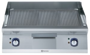 Electrolux Professional E7FTEHSRI0 ELEC.FRY TOP-RIBBED PLATE 800MM (Code 371262, Alias 9PDX371262)