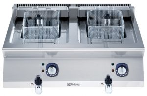 Electrolux Professional E7FREH2E0N 2X12 LITRE ELECTRIC FRYER TOP 800MM-230V (Code 371143)