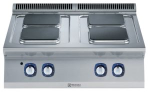 Electrolux Professional E7ECEH4Q0N 4-HOT SQ.PLATE EL.BOILING TOP 800MM-230V (Code 371130)