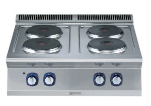 Electrolux Professional E7ECEH4R0N 4-HOT PLATE ELEC. BOILING TOP 800MM-230V (Code 371127)
