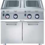 Electrolux Professional E7PCGH2KF0 2-WELL GAS PASTA COOKER 2X24,5 LT 800 MM (Code 371091, Alias 9PDX371091)