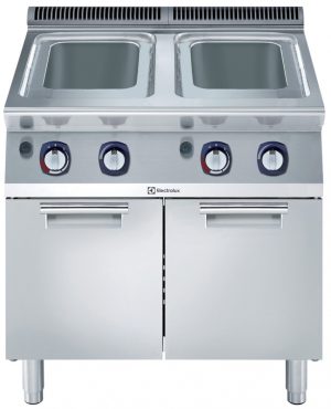 Electrolux Professional E7PCGH2KF0 2-WELL GAS PASTA COOKER 2X24,5 LT 800 MM (Code 371091, Alias 9PDX371091)