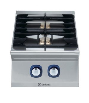 Electrolux Professional E7AAITAOMCI 2-BURNER GAS BOILING TOP 400MM - QMARK (Code 371400)