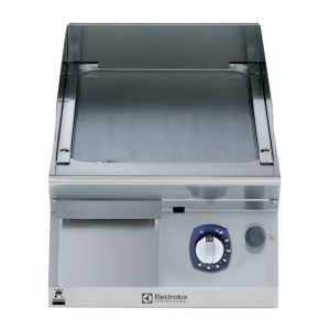 Electrolux Professional E7IIKAAOMCA GAS FRY TOP-SMOOTH PLATE 400 MM-BRUSHED CHROME (Code 371320)